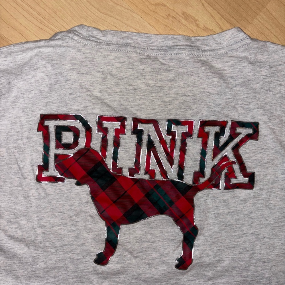 PINK Heather Gray T-Shirt